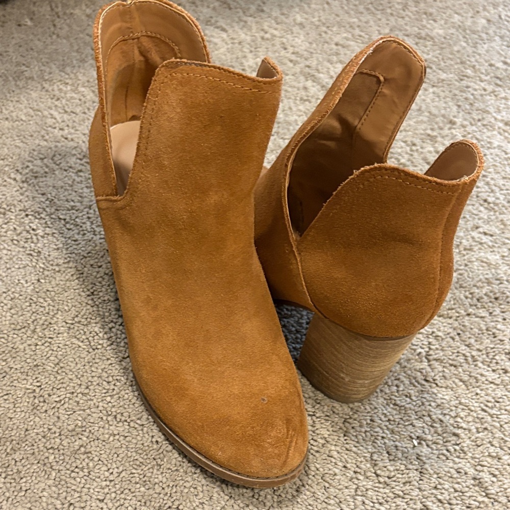 Aldo Women's Brown Suede Ankle Booties